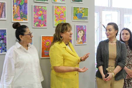 Hiss Art Space qalereyasında rəsm sərgisi keçirilib