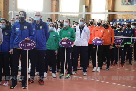 Voleybol üzrə Azərbaycan çempionatlarının açılış mərasimi olub