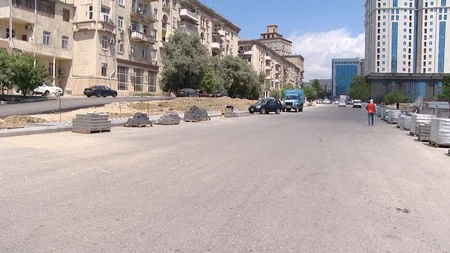 Bakının mərkəzində müasir yol infrastrukturu yaxın müddətdə istifadəyə veriləcək - VİDEO