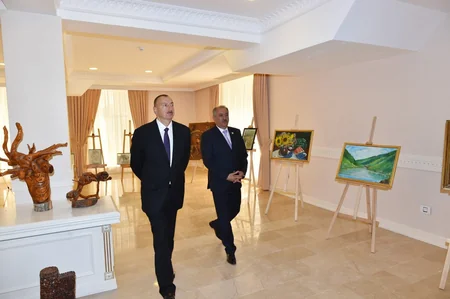 ​Prezident İlham Əliyev Cəlilabadda Heydər Əliyev Mərkəzinin açılışında iştirak edib