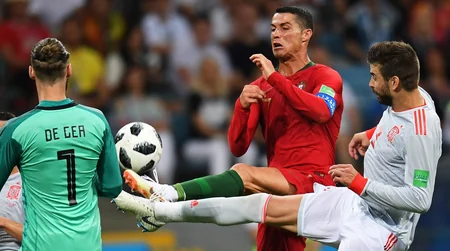 DÇ-2018: Portuqaliya Ronaldunun het-triki sayəsində İspaniya ilə heç-heçə edib