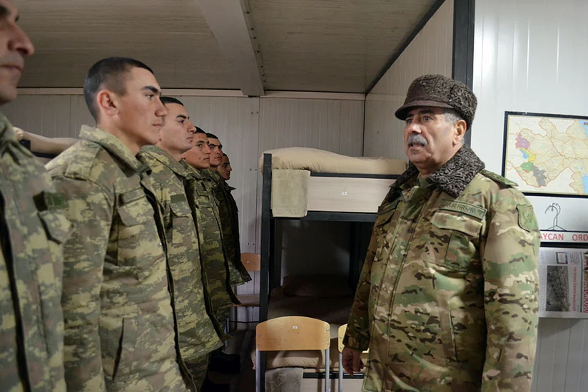 Service and combat activities of units in liberated territories inspected