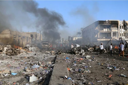 Somalidə baş vermiş güclü partlayışda ölənlərin sayı 40-a çatıb - YENİLƏNİB