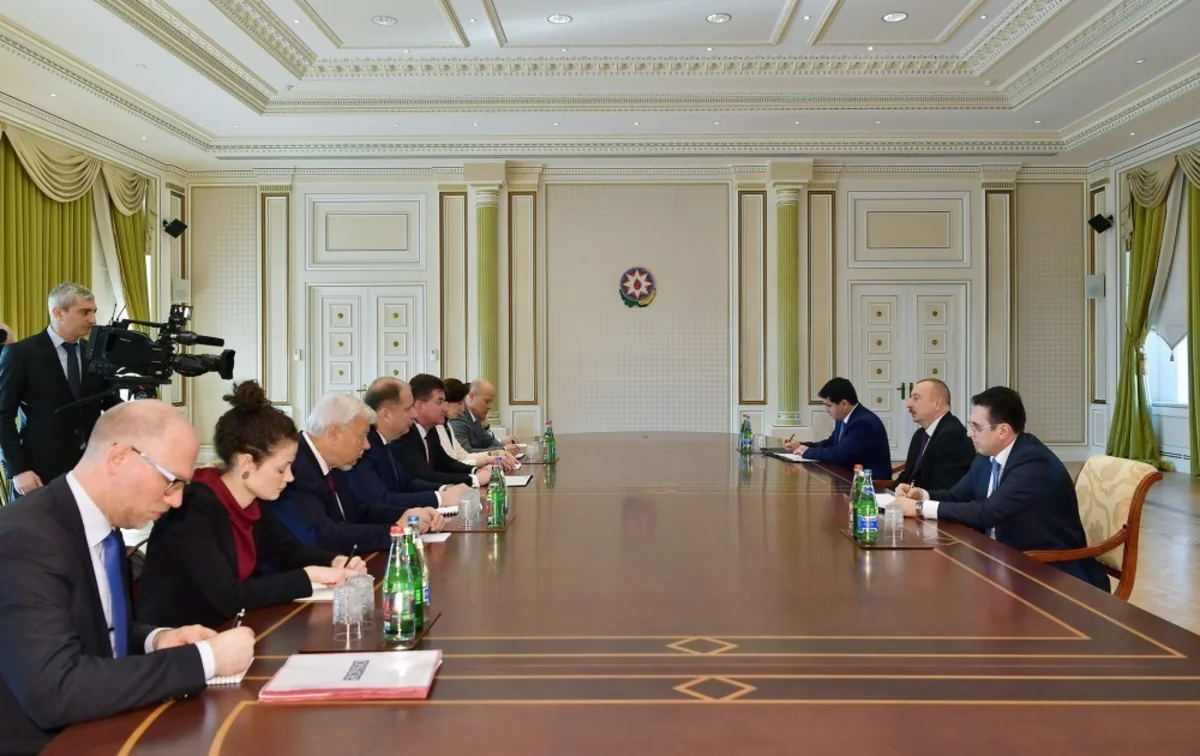 President Ilham Aliyev receives delegation led by OSCE Chairperson-in-Office