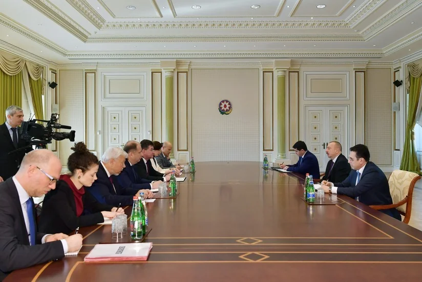 President Ilham Aliyev receives delegation led by OSCE Chairperson-in-Office