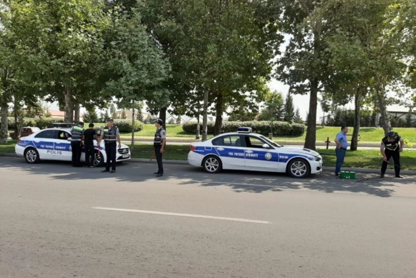 Şəmkir yol polisi Təmiz hava aylığı ilə bağlı reyd keçirib