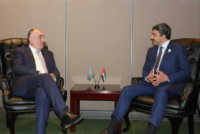 Elmar Məmmədyarov Şeyx Abdullah Bin Zayed Əl Nəhyanla görüşüb