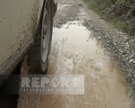 Kürdəmirin qışda palçıqlı, yayda toz-torpaqlı yolu nə vaxt abadlaşacaq? - REPORTAJ
