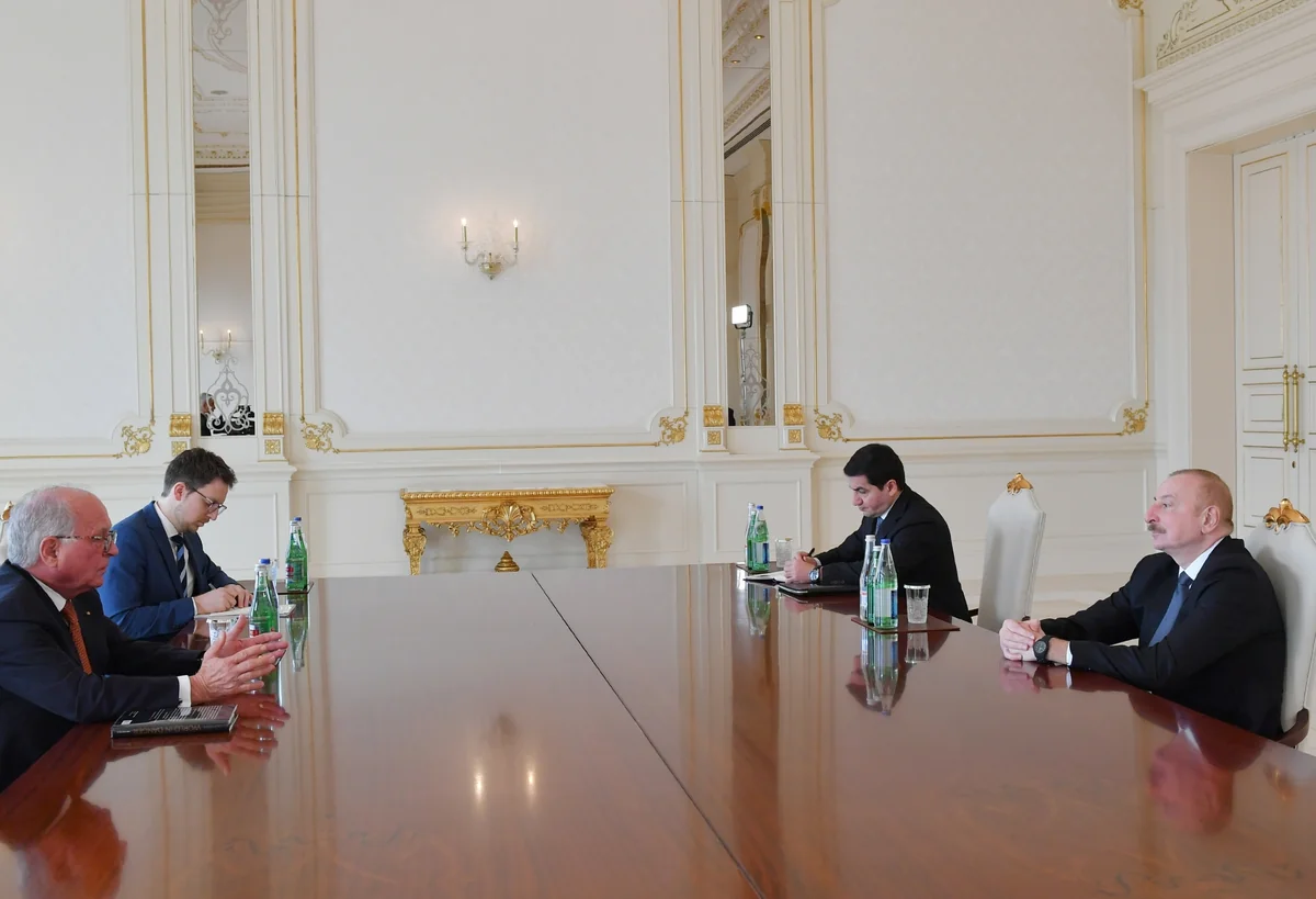President Ilham Aliyev receives President of Munich Security Conference Foundation Council Wolfgang Ischinger