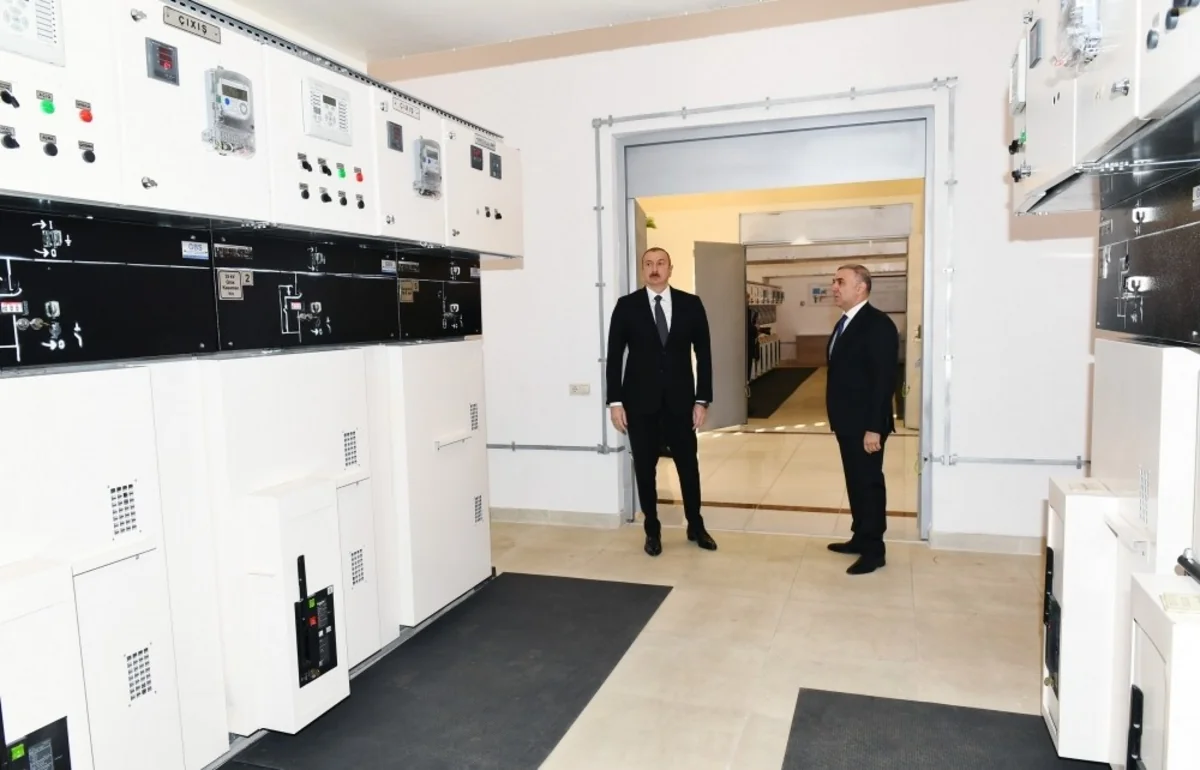 “Ağstafa” elektrik yarımstansiyasının yenidənqurmadan sonra açılışı olub - YENİLƏNİB