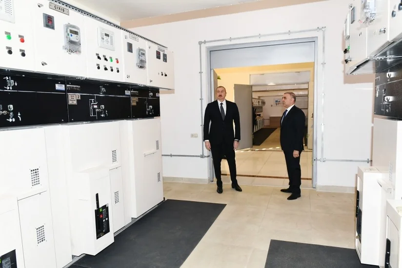 Состоялось открытие электрической подстанции Агстафа после реконструкции