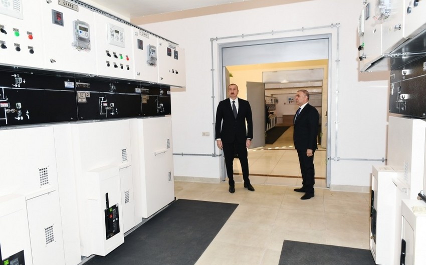 “Ağstafa” elektrik yarımstansiyasının yenidənqurmadan sonra açılışı olub - YENİLƏNİB