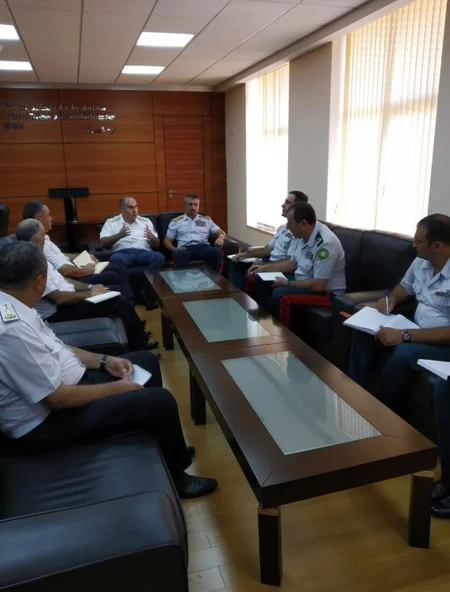 Generallar Astara dövlət sərhədindən buraxılış məntəqəsini yoxlayıblar