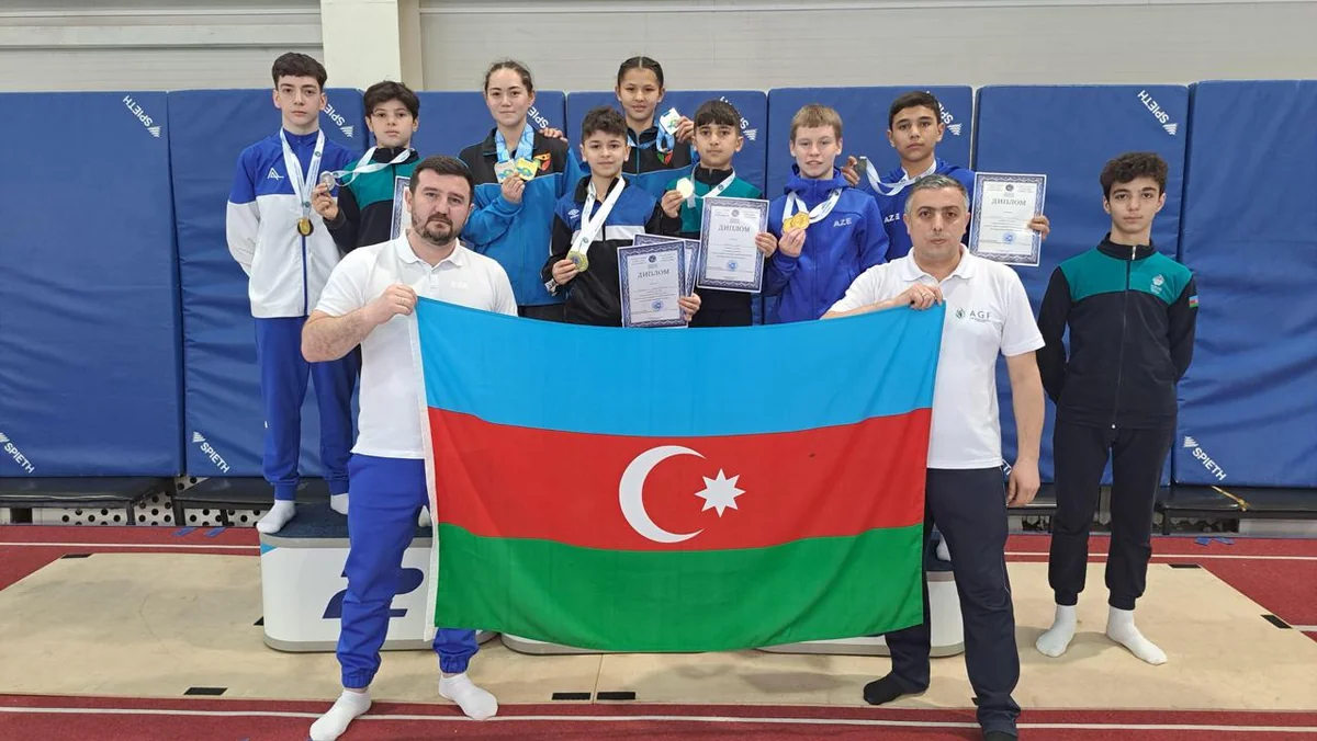 Azerbaijani gymnasts win 6 medals in Kazakhstan