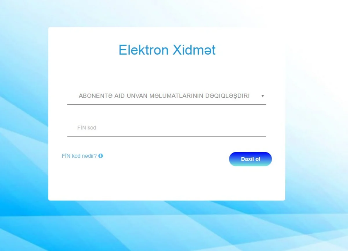 Azərsu yeni elektron xidmətini istifadəyə verib