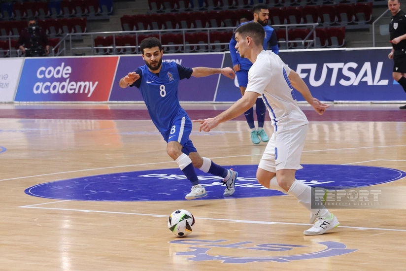 Futzal üzrə Azərbaycan millisi Avropa çempionatının əsas mərhələsində Yunanıstanla bərabərə qalıb