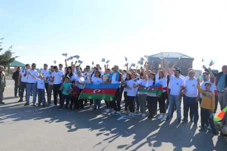 Abşeron Milli Parkında marafon keçirilib - FOTO