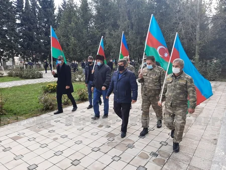 Laçının işğaldan azad olunması Kürdəmirdə sevinclə qeyd olunub
