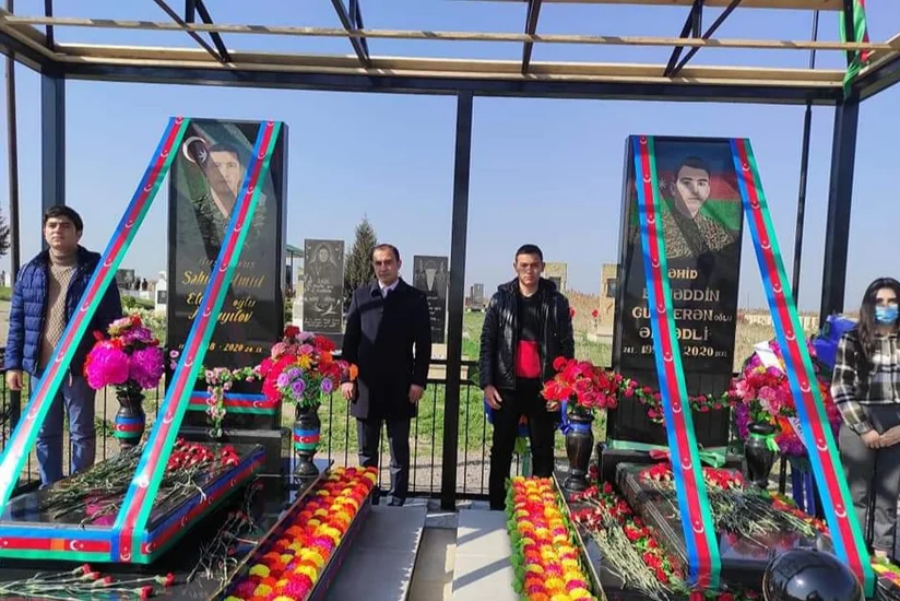 Biləsuvarda şəhidin 33 yaşı qeyd olunub 