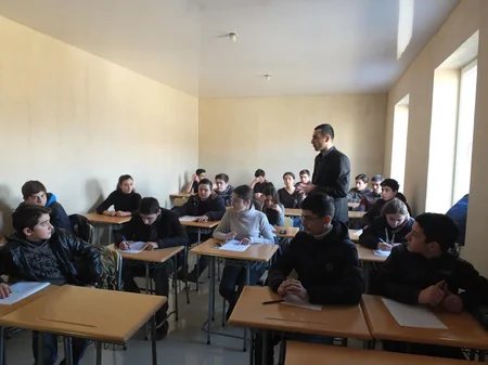 Xocalı faciəsi ilə əlaqədar gürcü məktəblilər arasında olimpiada keçirilib - FOTO