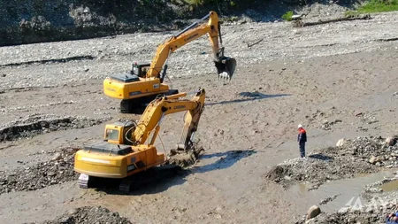 Qaraçay çayı üzərində yeni körpünün inşasına başlanılıb