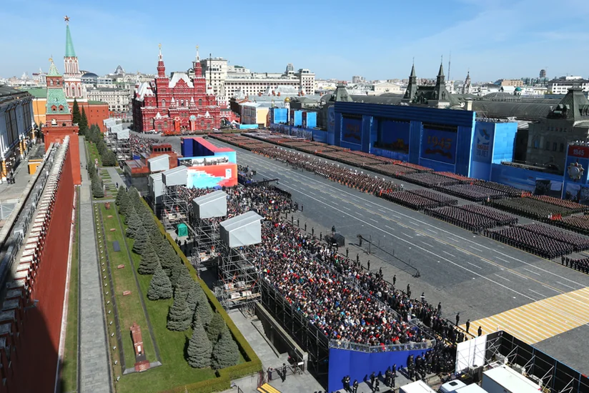 ​Парад Победы начался на Красной площади в Москве