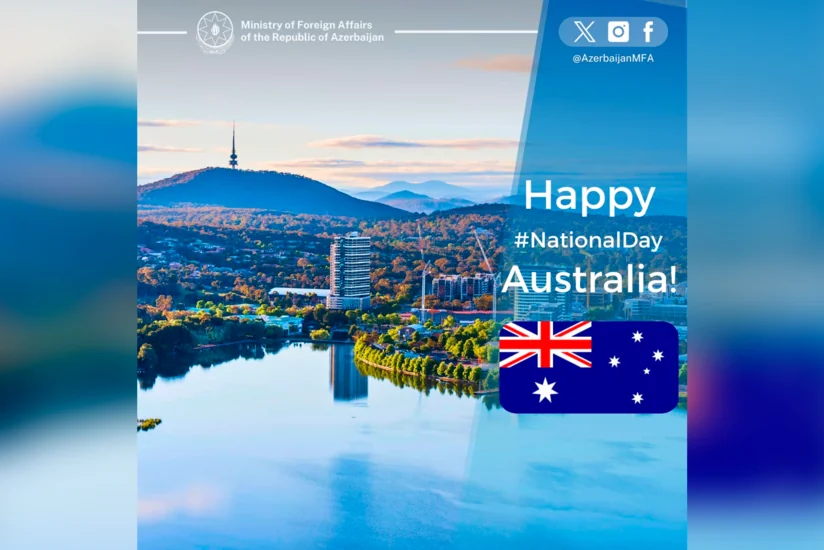 Azerbaijan MFA congratulates Australia on national holiday