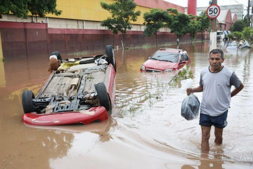 Braziliyada leysan yağışlar nəticəsində ölənlər var