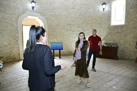 Leyla Aliyeva and Arzu Aliyeva visit Nakhchivan