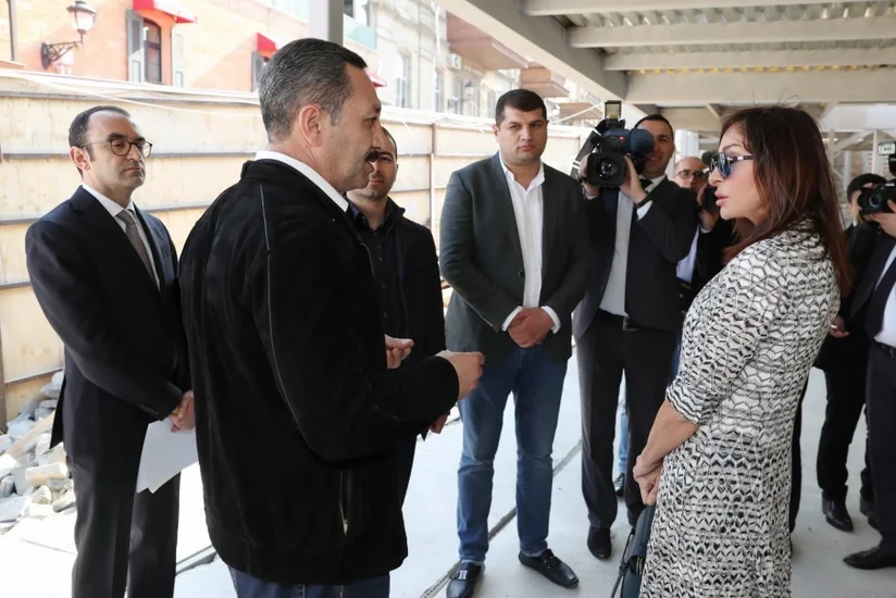 Mehriban Əliyeva: “İçərişəhər” qoruğunda qala divarının heç bir daşına da ziyan vurmaq olmaz və heç zaman vurulmayacaq - VİDEO
