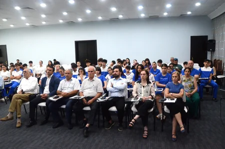 Azərbaycanı XVIII Avropa Gənclər Yay Olimpiya Festivalında təmsil edəcək idmançılarla görüş olub