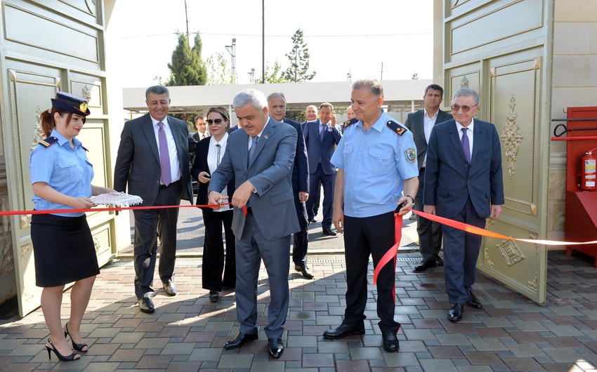 SOCAR-ın Fontana Qarşı Dağmədənxilasetmə Hərbiləşdirilmiş Hissəsinin yeni inzibati binasının açılışı olub