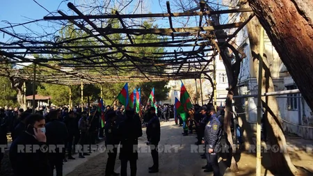 Kəlbəcərdə şəhid olan zabit dəfn edilib