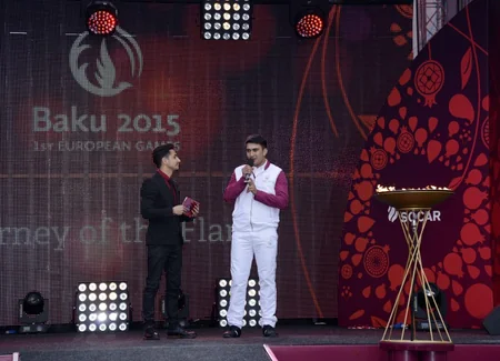 Birinci Avropa Oyunlarının məşəli Ağdama gətirilib