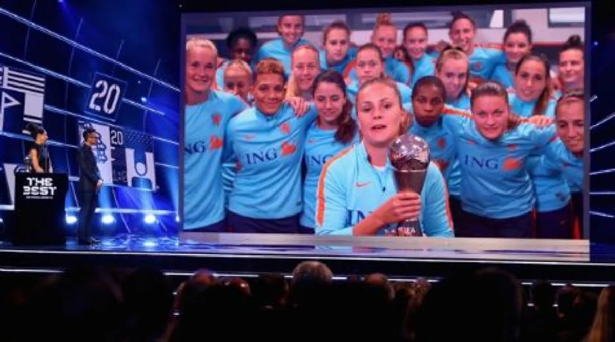 Like Martens gets The Best FIFA Women's Player Award
