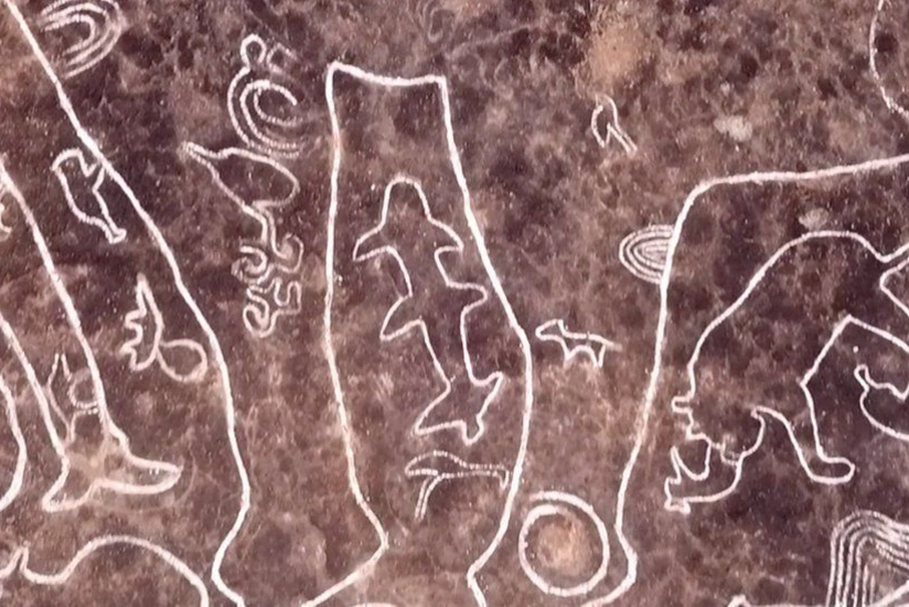 Cave drawings belonging to unknown civilization found in India