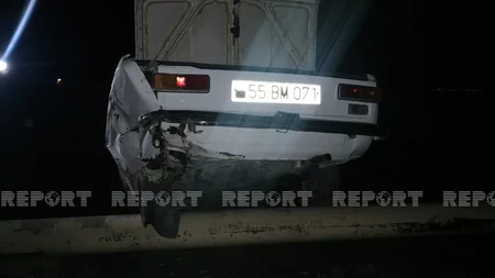 В Шеки произошло ДТП, есть погибший