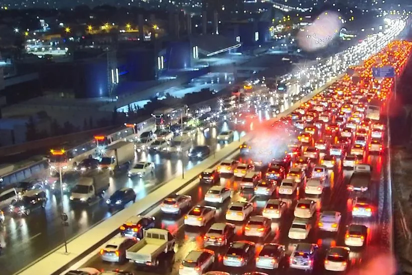 Hazırda Bakının bəzi yollarında sıxlıq müşahidə olunur - SİYAHI