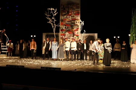 Азербайджанские и грузинские актеры выступили на одной сцене в Гяндже