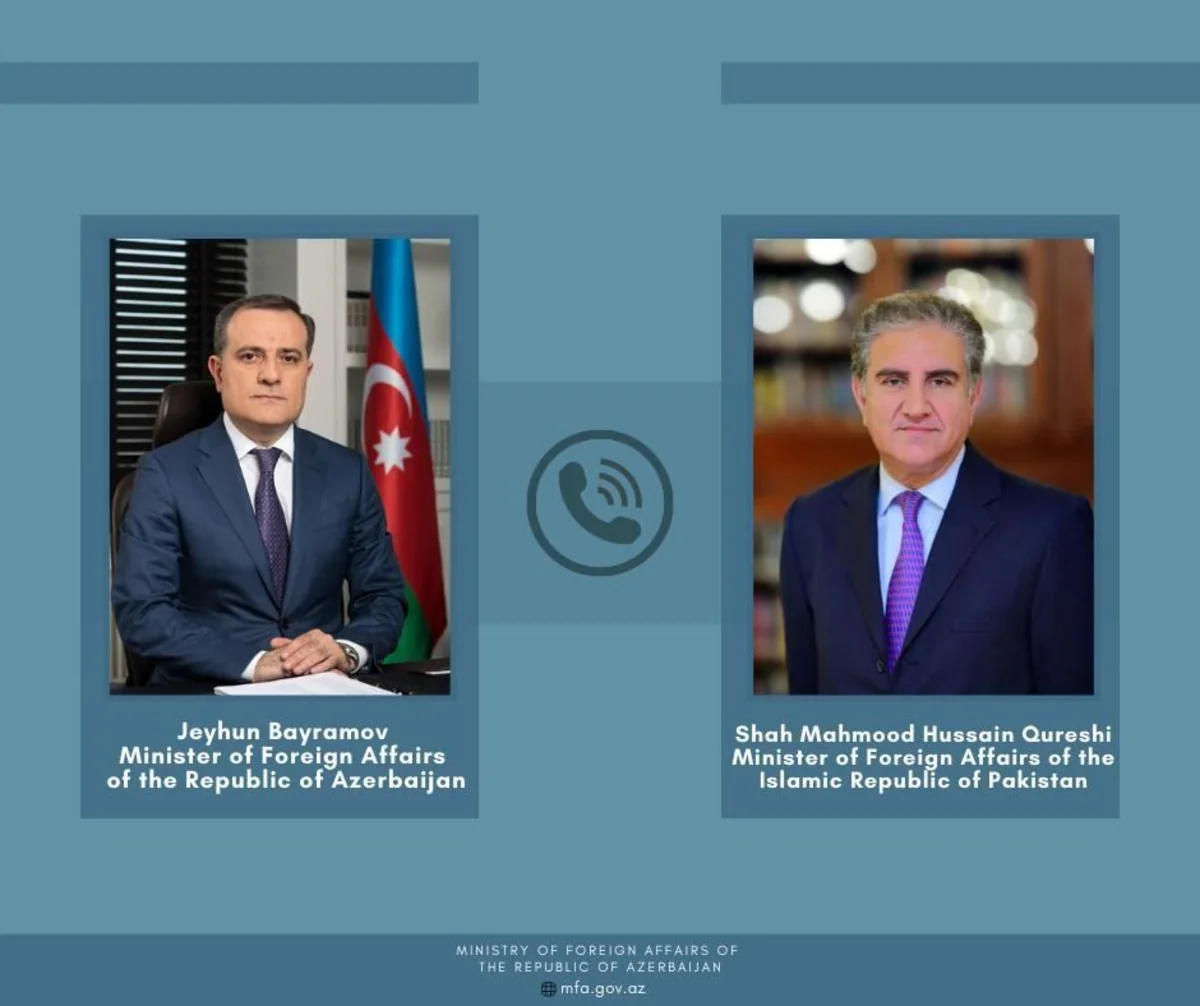 Azerbaijani, Pakistani foreign ministers discuss relations on phone
