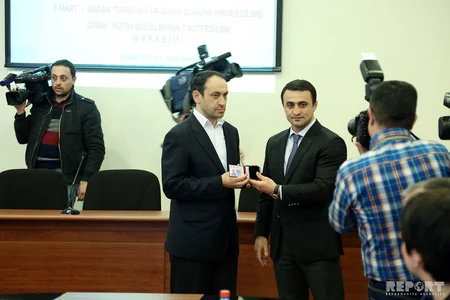 Bir qrup idmançı və idman mütəxəssisinin mükafatlandırılma mərasimi keçirilib