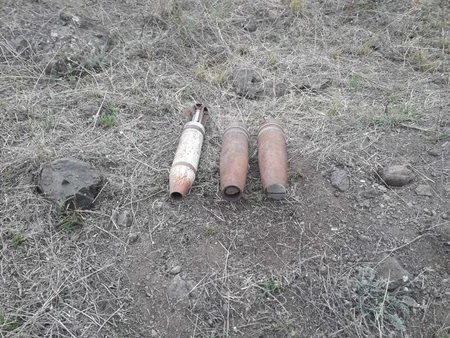 Ağstafada 3 ədəd top mərmisi tapılıb