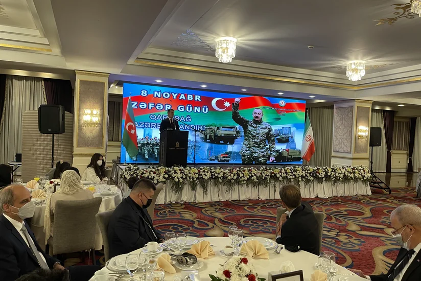 Zəfər Günü münasibətilə Tehranda rəsmi qəbul təşkil olunub