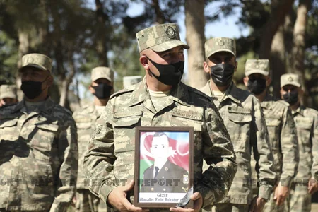 Abşeronda şəhid tankçıların xatirəsi əbədiləşdirilib