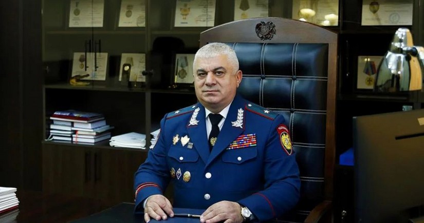 Ermənistan polisinin rəisi vəzifəsindən azad edilib
