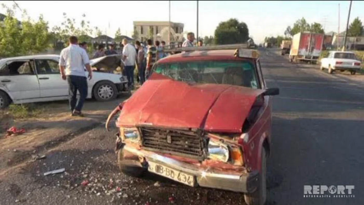 Cəlilabadda yol qəzasında 5 nəfər xəsarət alıb - FOTO