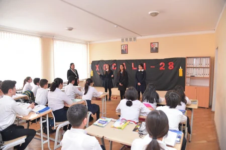 Bakıdakı məktəblərdə ilk dərslər Xocalı soyqırımına həsr edildi