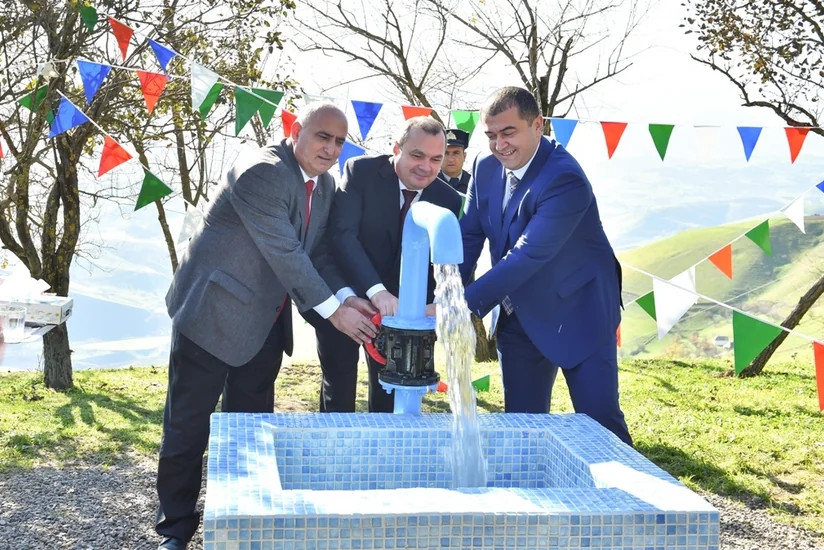 Yardımlı rayonunun iki kəndi içməli su ilə təchiz olunub