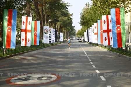 Tbilisi-Rustavi marathon dedicated to Independence Day of Azerbaijan ends