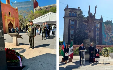 Meksikada Xocalı soyqırımı abidəsinin önündə anım tədbiri keçirilib